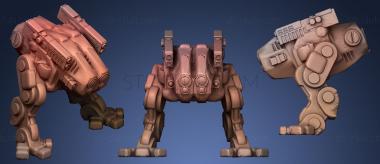 3D model Faust Combat Mech (STL)